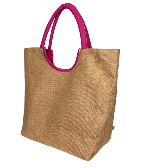 Torba od jute Nora pink - Slika 4