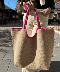 Alternative view of Torba od jute Nora pink