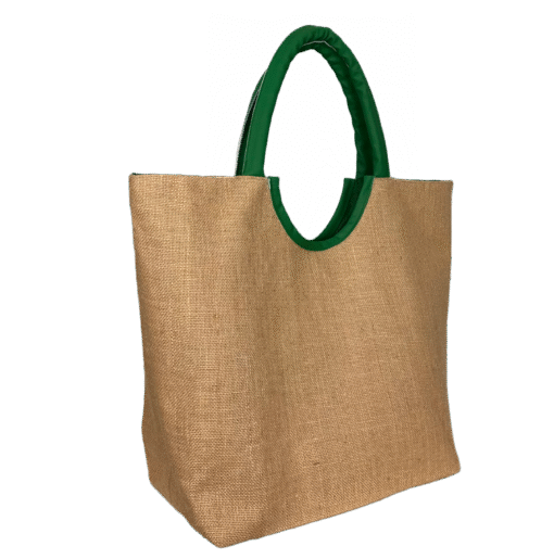 Torba od jute Nora zelena - Slika 3